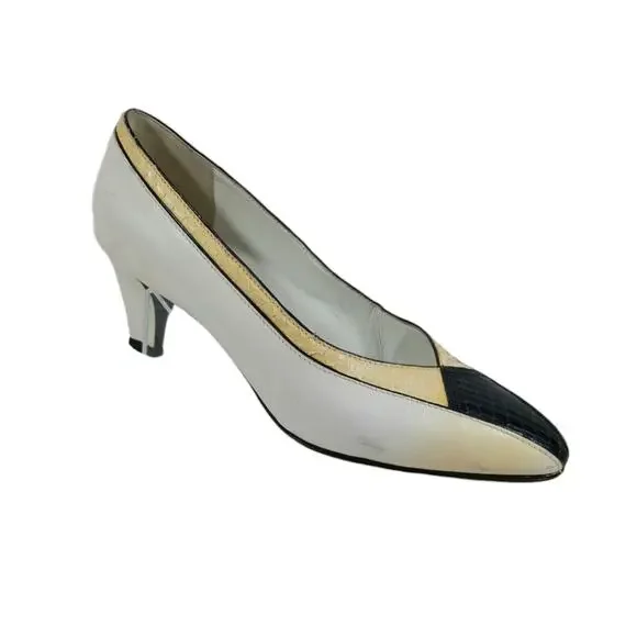 S2580 Vintage YSL Pumps size 7M - Picture 3 of 9